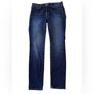 J Brand Dark Wash Stretch Straight Leg Jeans 28” Inseam